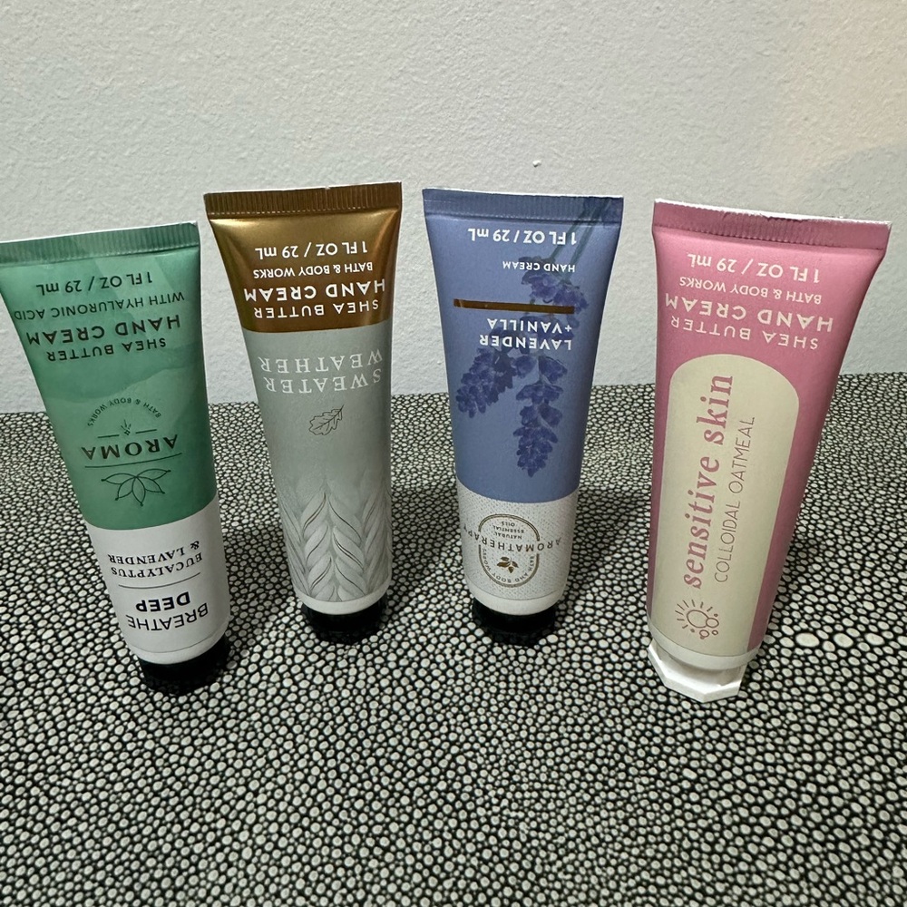 4 B&BW hand creams
